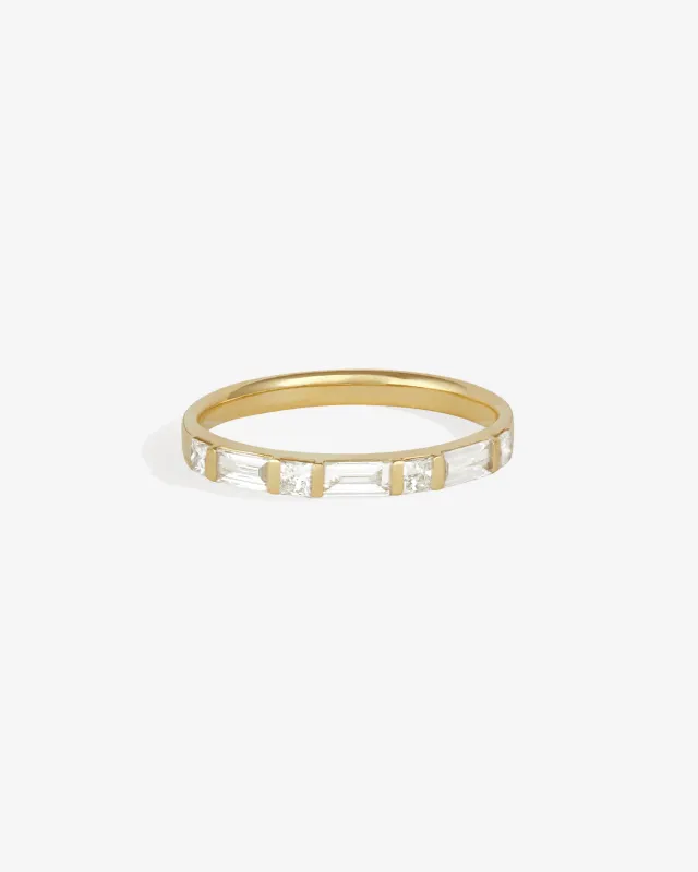Baguette Band Diamond Solid Gold sold by Temple of the Sun