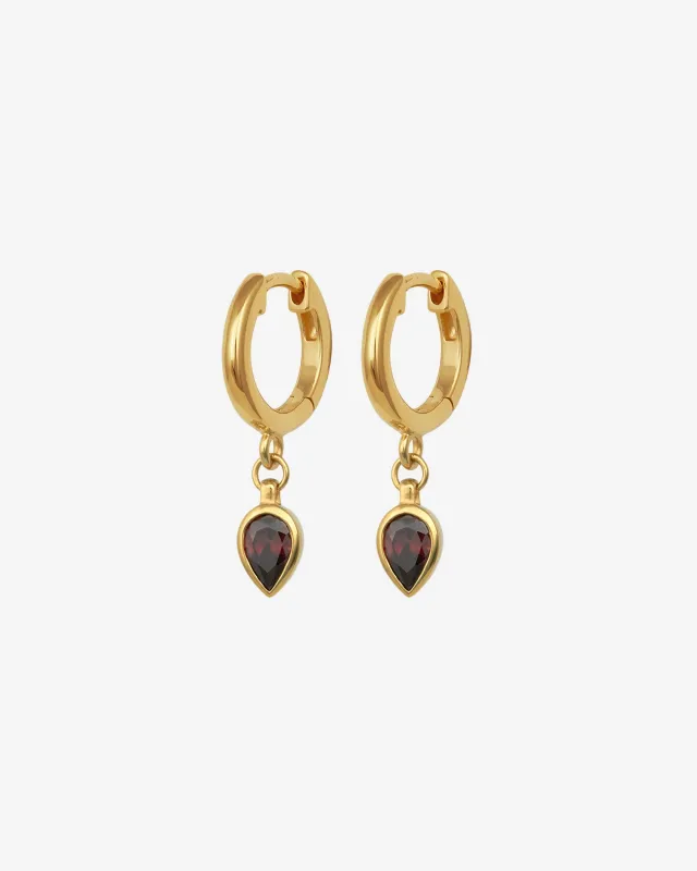 Flame Earrings Gold Vermeil sold by Temple of the Sun