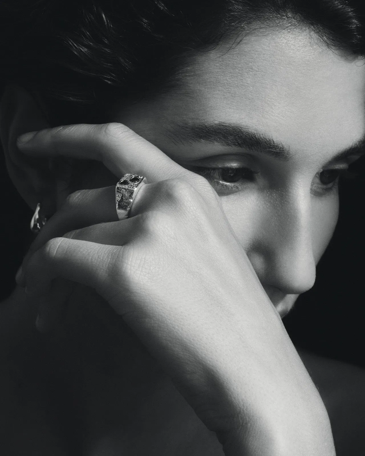 Venus Signet Ring Silver sold by Temple of the Sun product image thumbnail 5