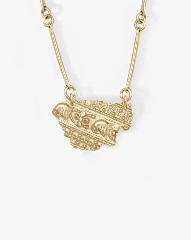 Relic XV Necklace Solid Gold sold by Temple of the Sun