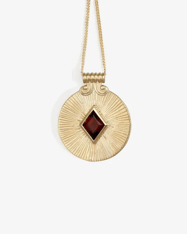 Sol Necklace Solid Gold sold by Temple of the Sun