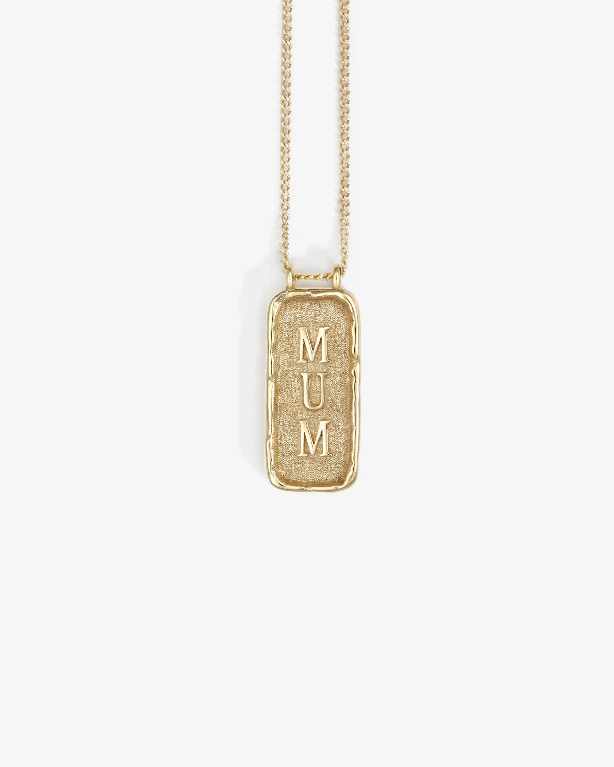 Bespoke Cartouche Initial Necklace Solid Gold sold by Temple of the Sun product image thumbnail 5