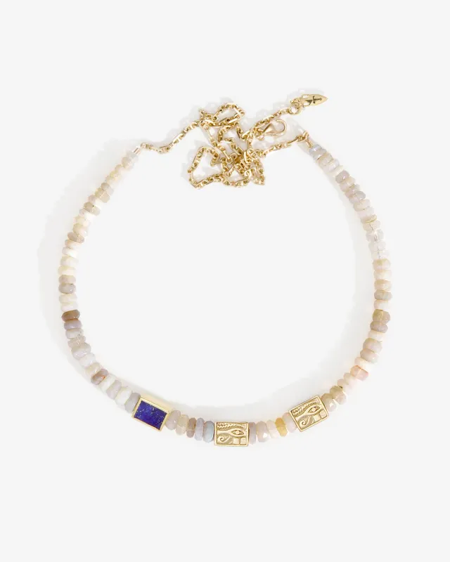 Luxor Necklace Solid Gold sold by Temple of the Sun