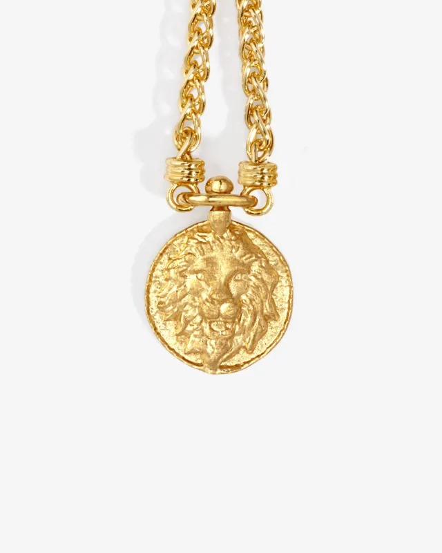 Leon Necklace Gold Vermeil sold by Temple of the Sun