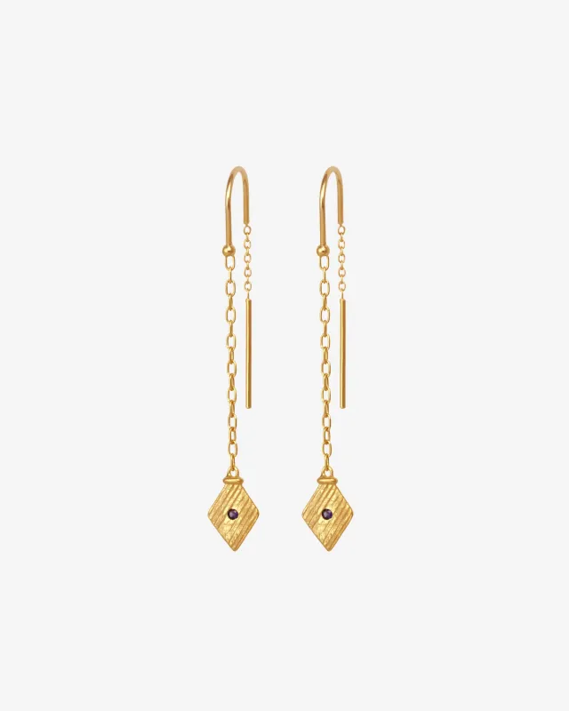 Inka Earrings Gold Vermeil made by Temple of the Sun