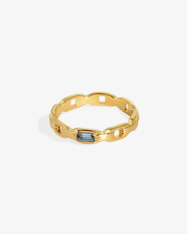 Ava Ring Gold Vermeil sold by Temple of the Sun