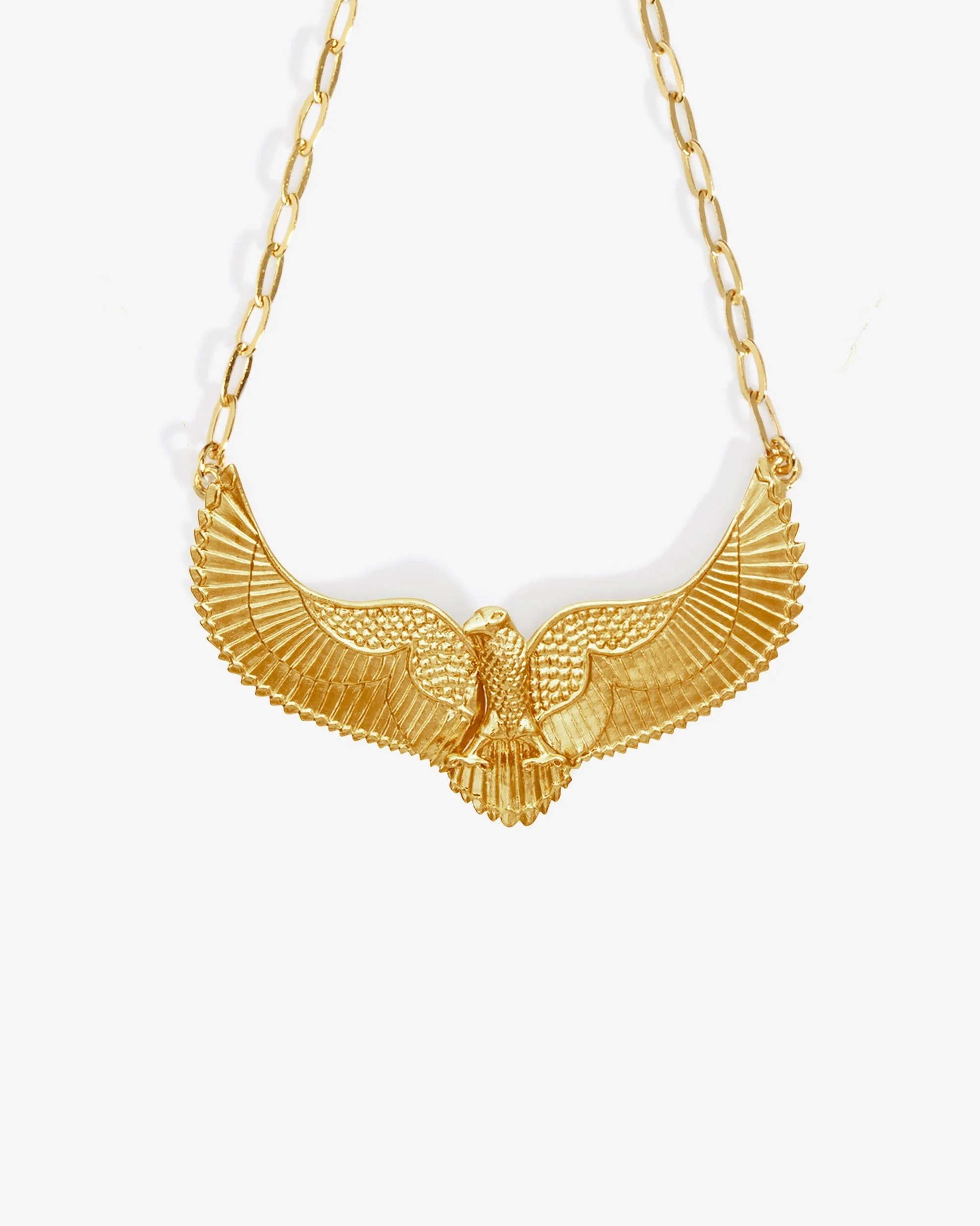 Eagle Necklace Gold Vermeil sold by Temple of the Sun
