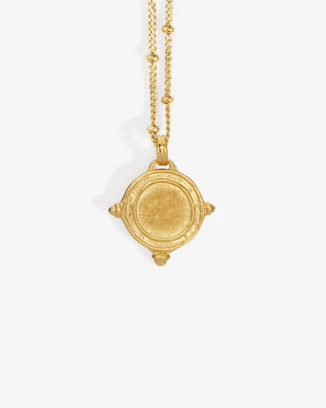 Petra Coin Necklace Gold Vermeil sold by Temple of the Sun