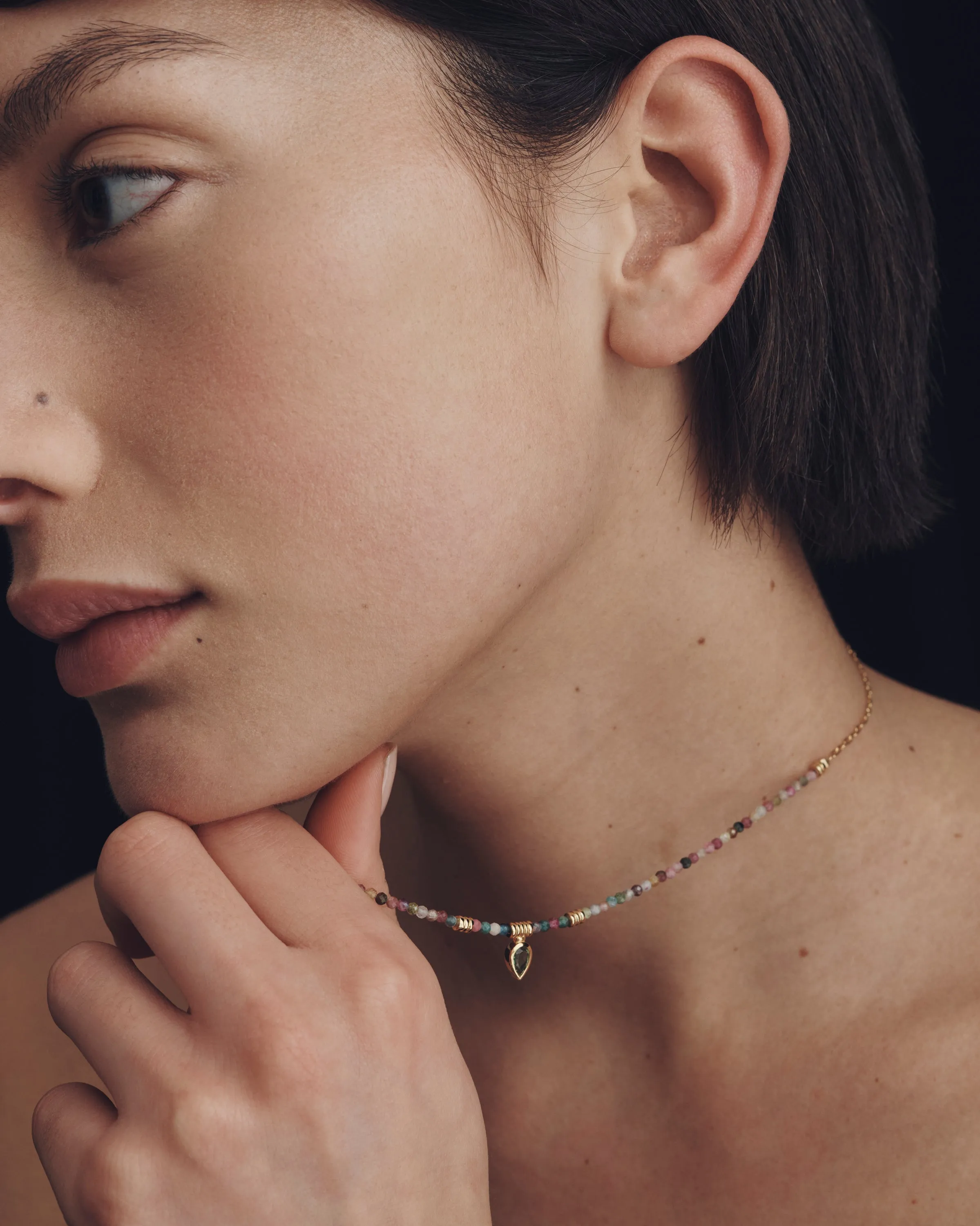 Santorini Necklace Gold Vermeil sold by Temple of the Sun product image thumbnail 3