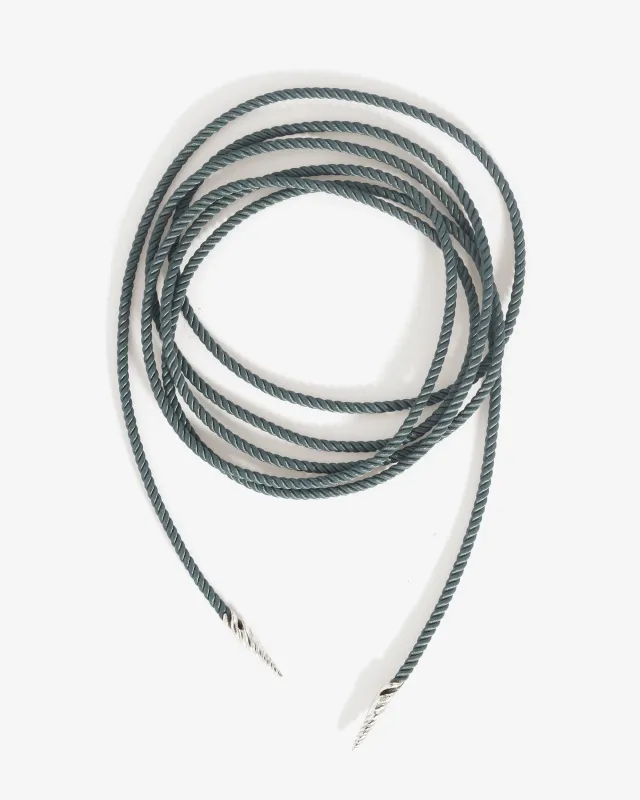 Mar Cord Necktie Silver sold by Temple of the Sun