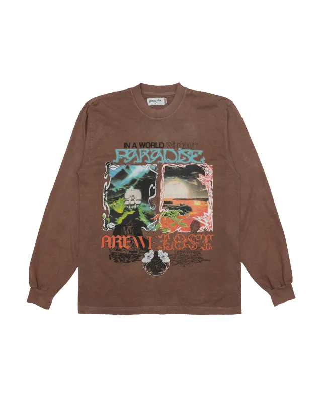 Paradise Lost L/S T-Shirt: Chocolate sold by Paratodo Co