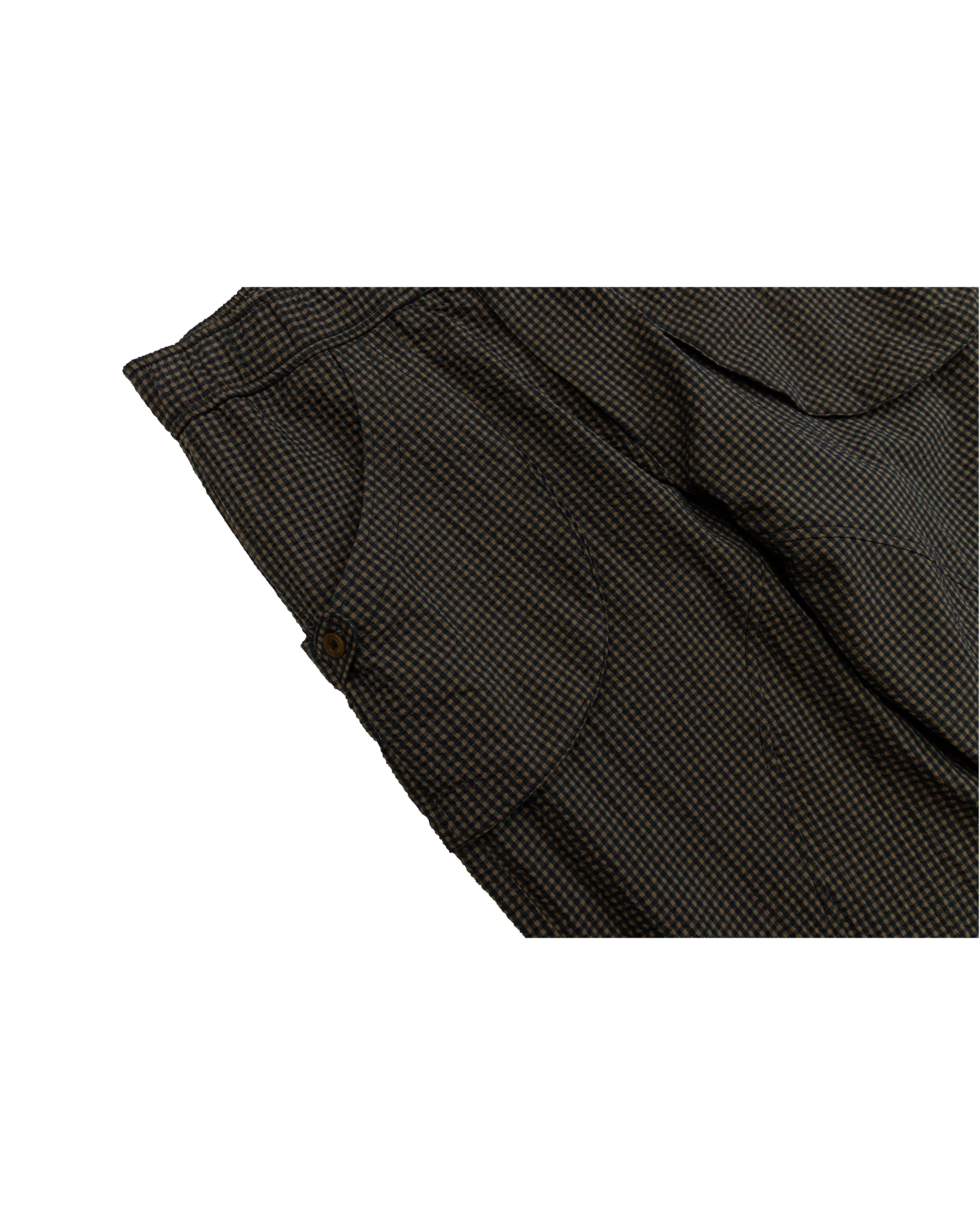 Osage Pant: Navy Plaid Seersucker sold by Paratodo Co product image thumbnail 3