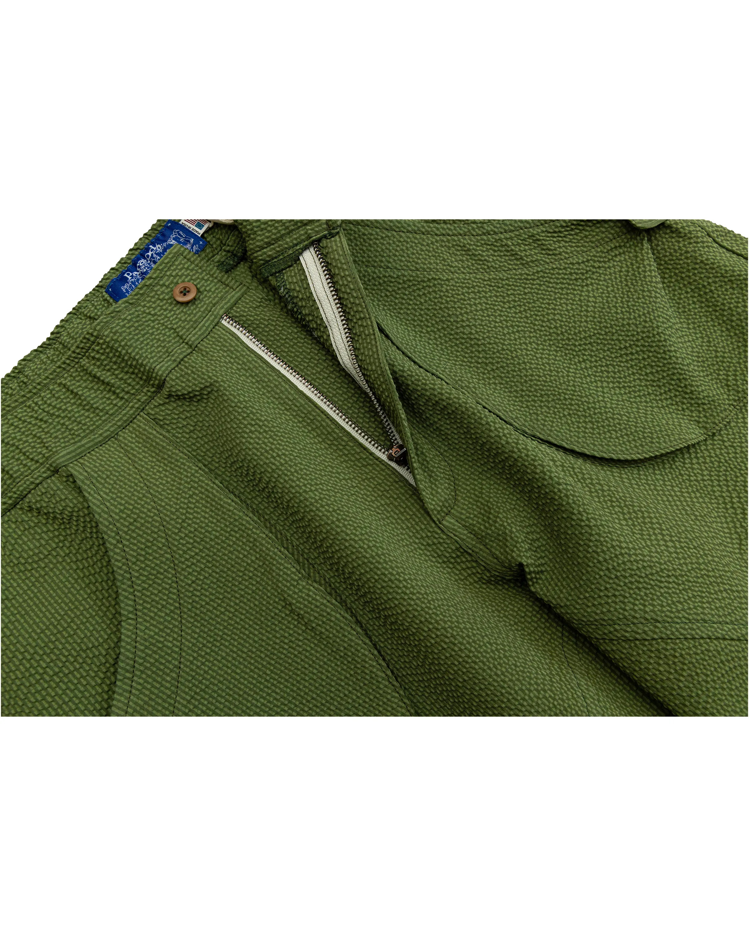 Osage Pant: Over-dyed Military Seersucker sold by Paratodo Co product image thumbnail 4