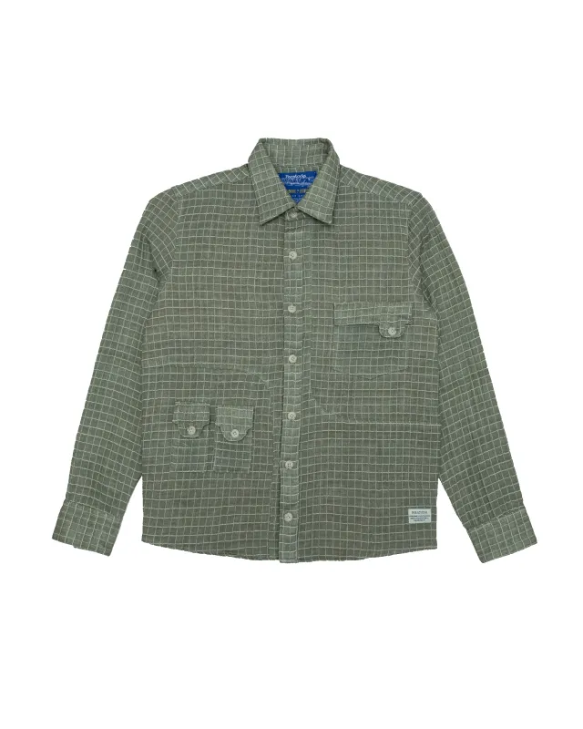 Jardin Shirt: Moss Double Gauze sold by Paratodo Co