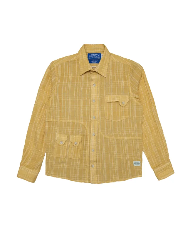 Jardin Shirt: Marigold Double Gauze sold by Paratodo Co