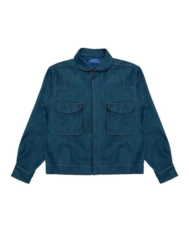 '75 London Overshirt: Turkish Blue Denim sold by Paratodo Co