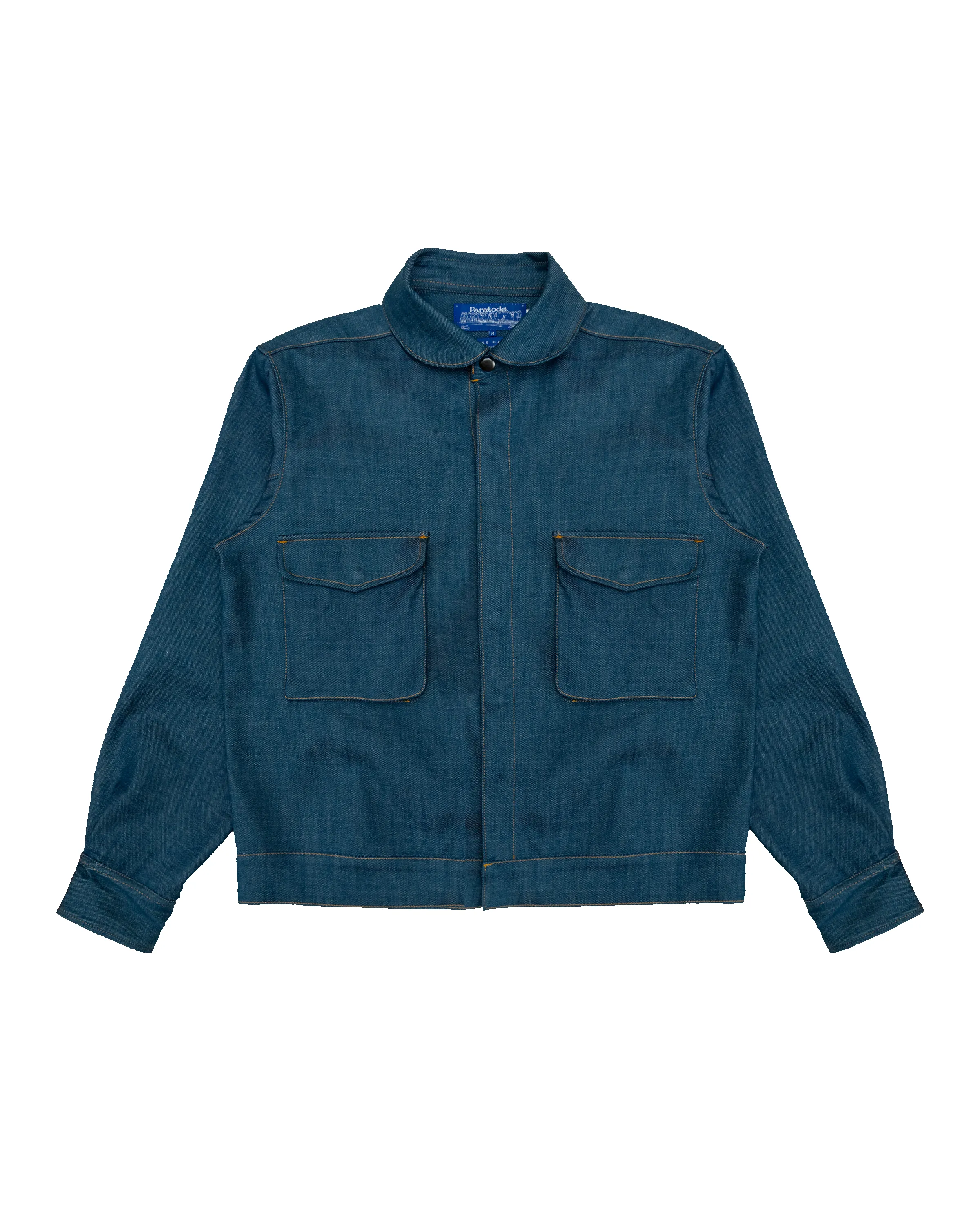 '75 London Overshirt: Turkish Blue Denim sold by Paratodo Co
