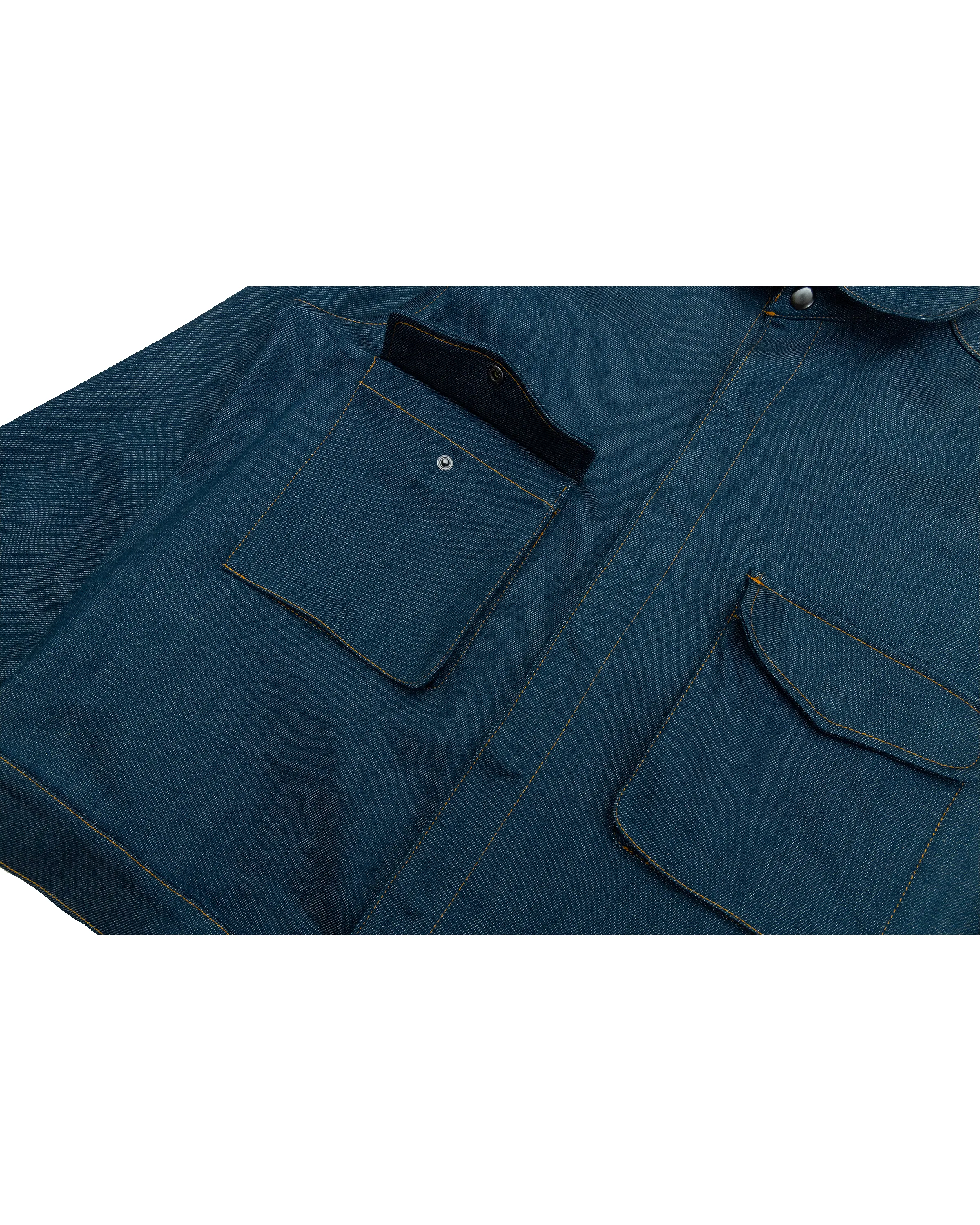 '75 London Overshirt: Turkish Blue Denim sold by Paratodo Co product image thumbnail 4