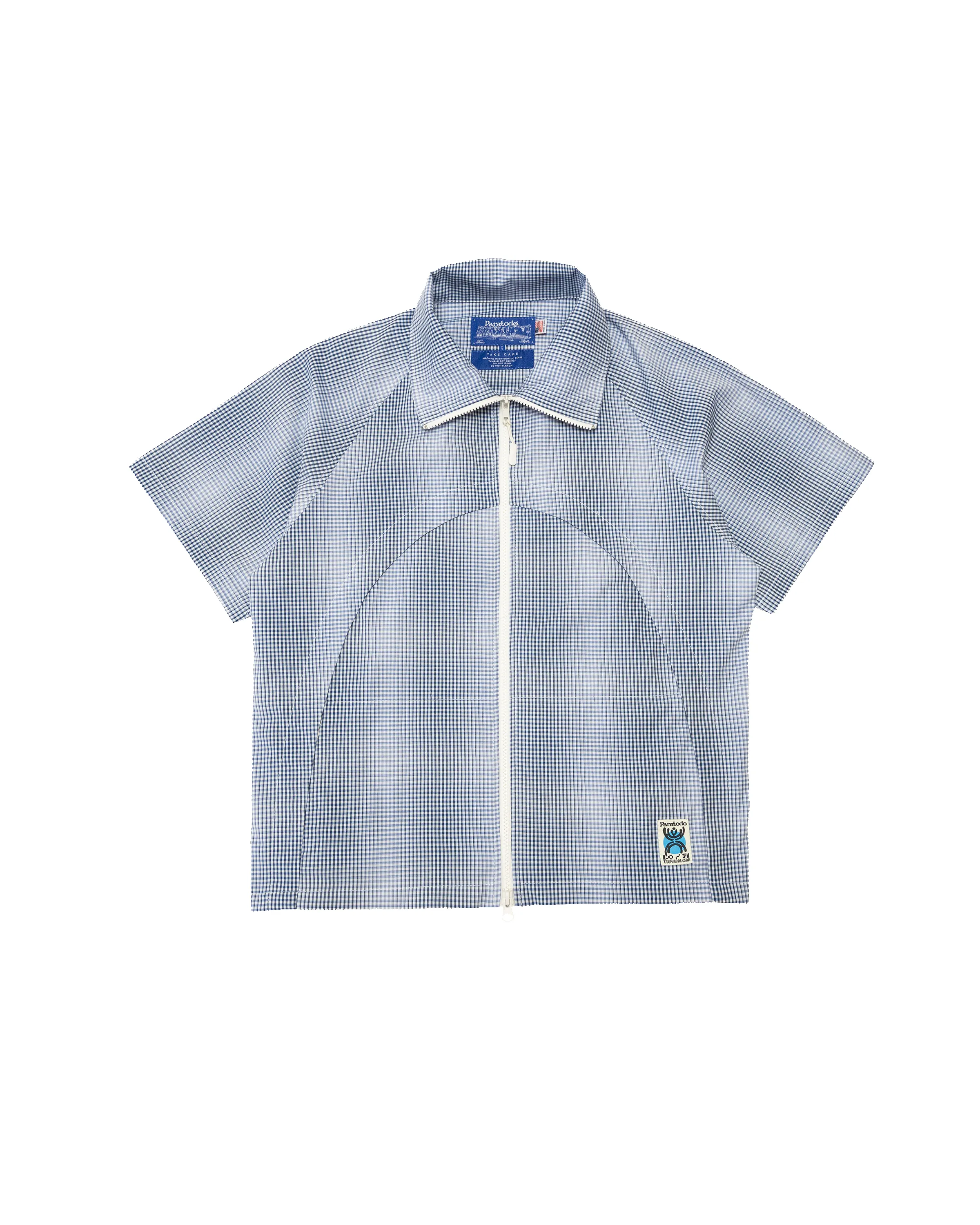 Jungla Tech Shirt: Moire Plaid sold by Paratodo Co