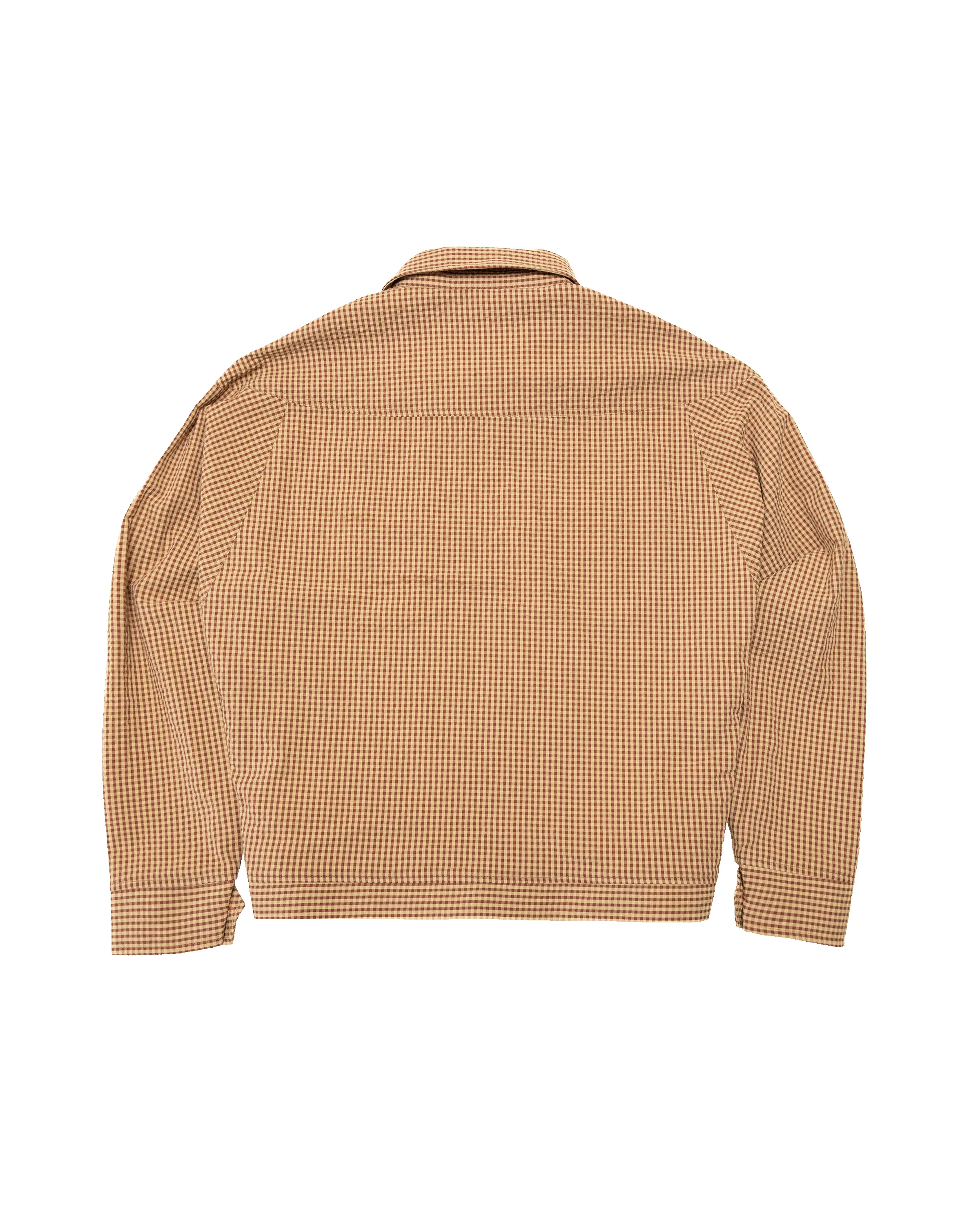 Archetype Jacket: Red/Khaki Seersucker sold by Paratodo Co product image thumbnail 2