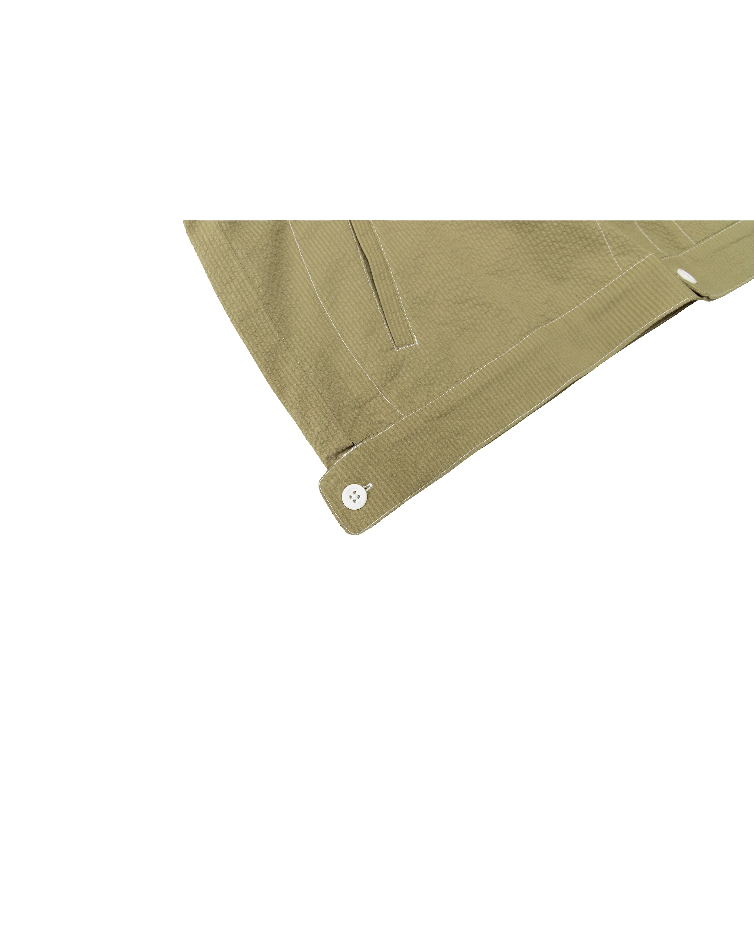 Millie Shirt: Army Seersucker sold by Paratodo Co product image thumbnail 3