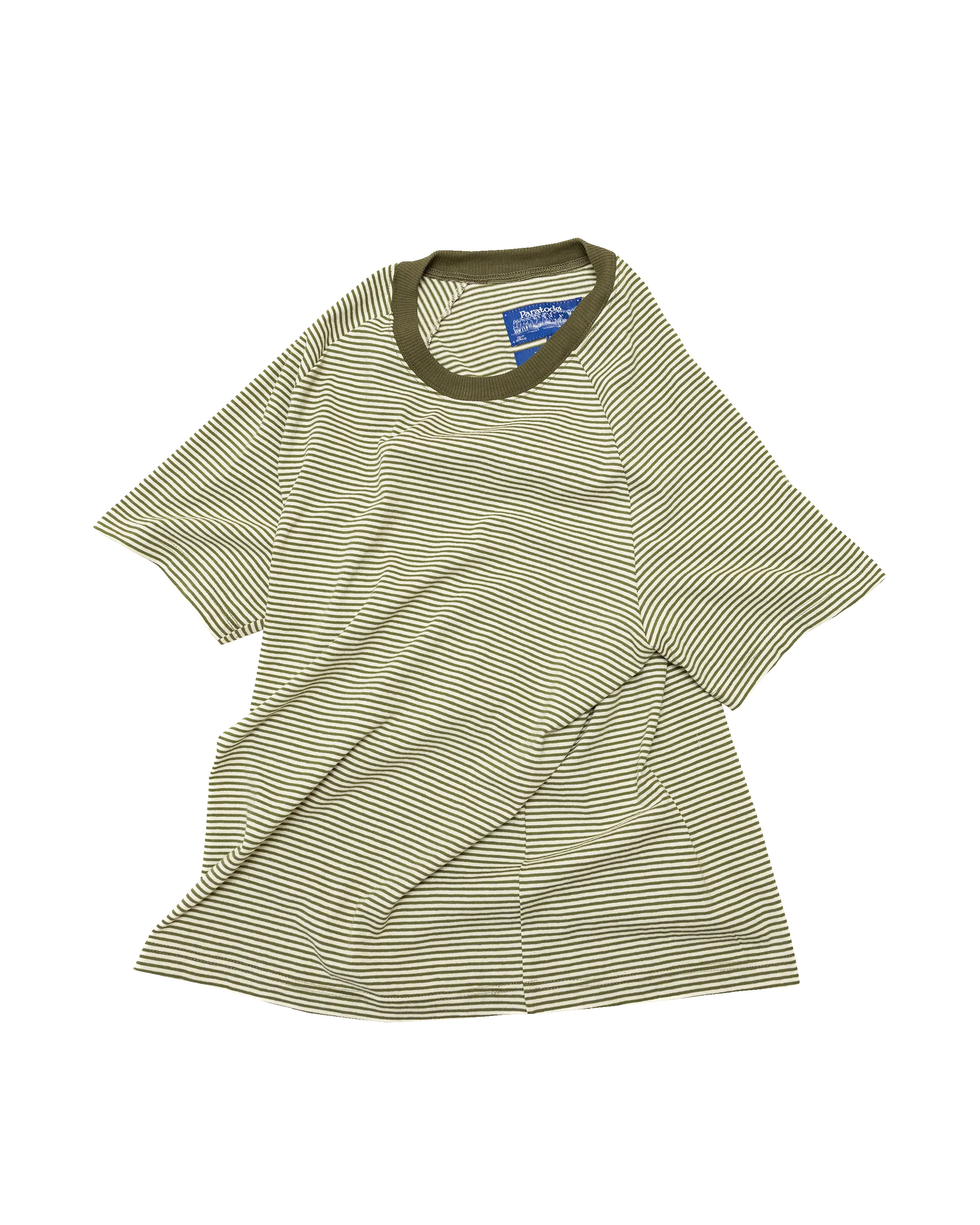 Lo-Fi Tee: Hunter Stripe sold by Paratodo Co product image thumbnail 2