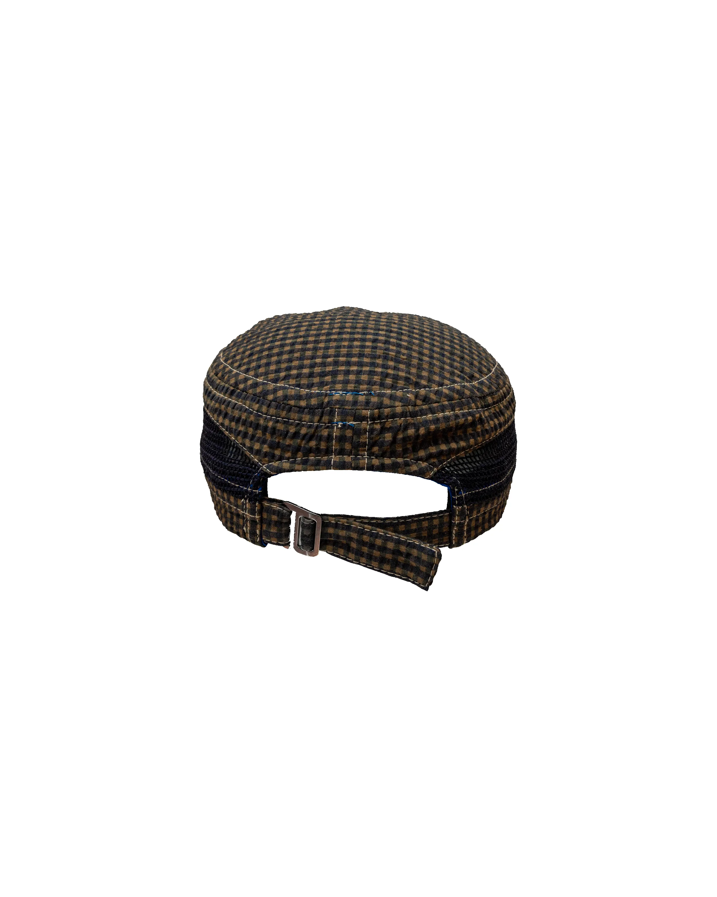 Draft Cap:Plaid Seersucker (PRE-ORDER) sold by Paratodo Co product image thumbnail 4