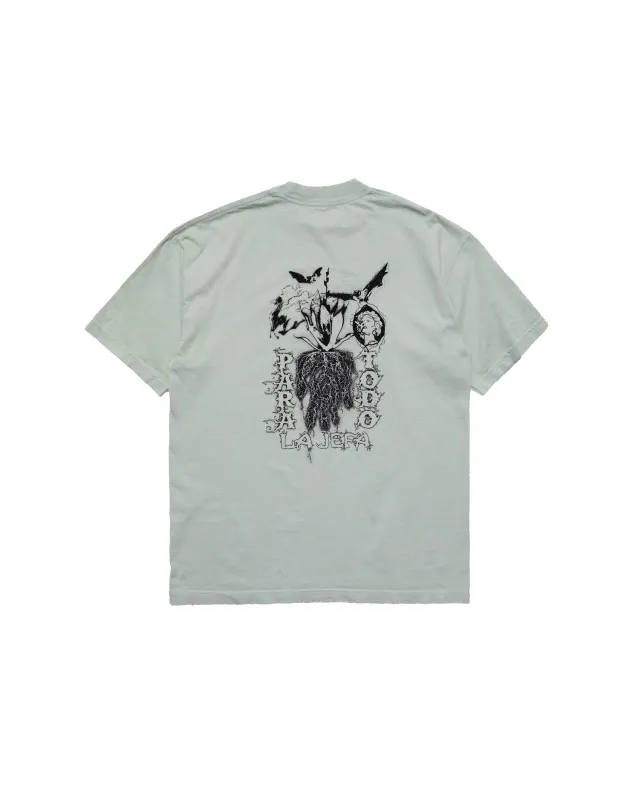Paratodo x La Jefa Deep Roots T-Shirt: Mint made by Paratodo Co