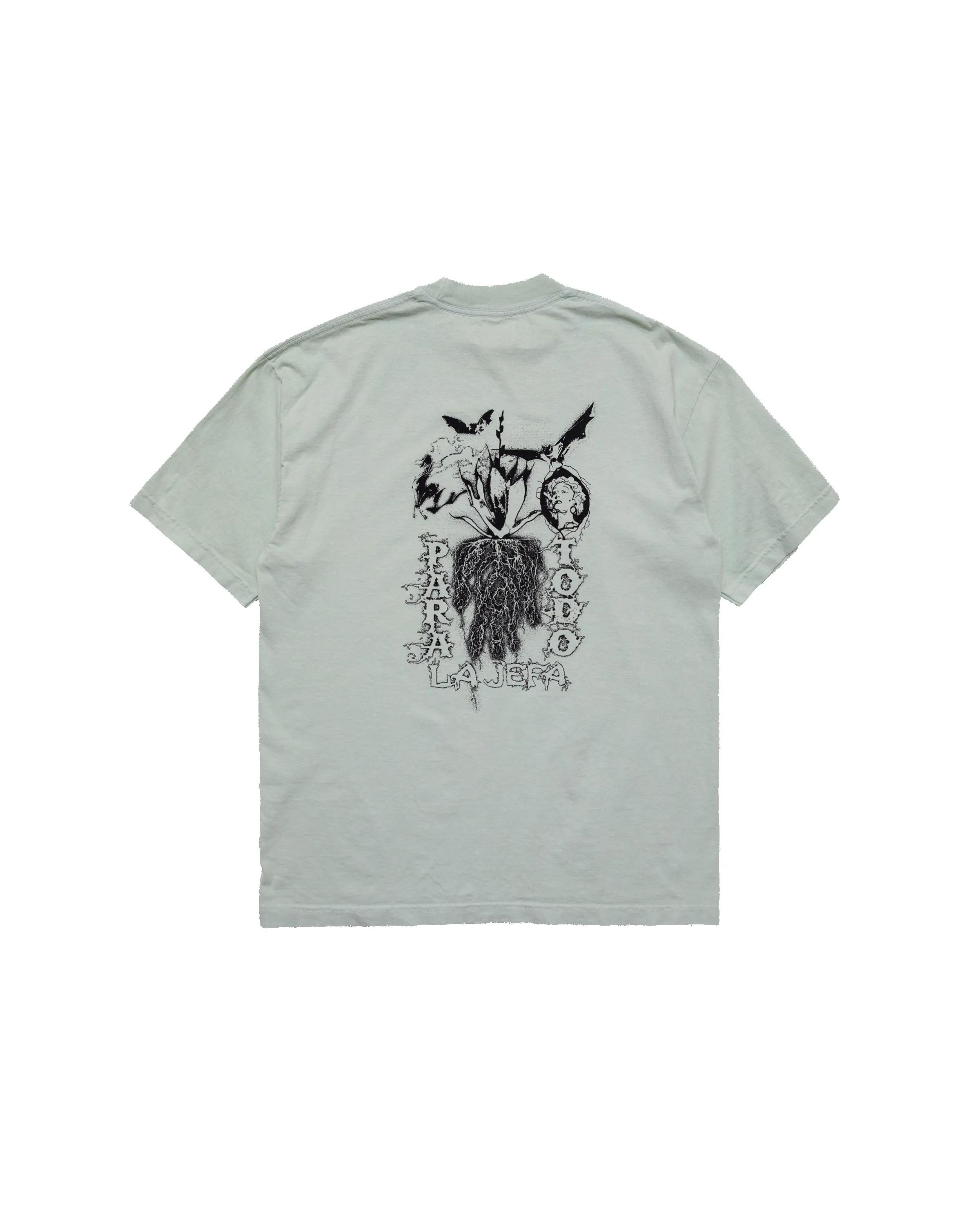 Paratodo x La Jefa Deep Roots T-Shirt: Mint sold by Paratodo Co