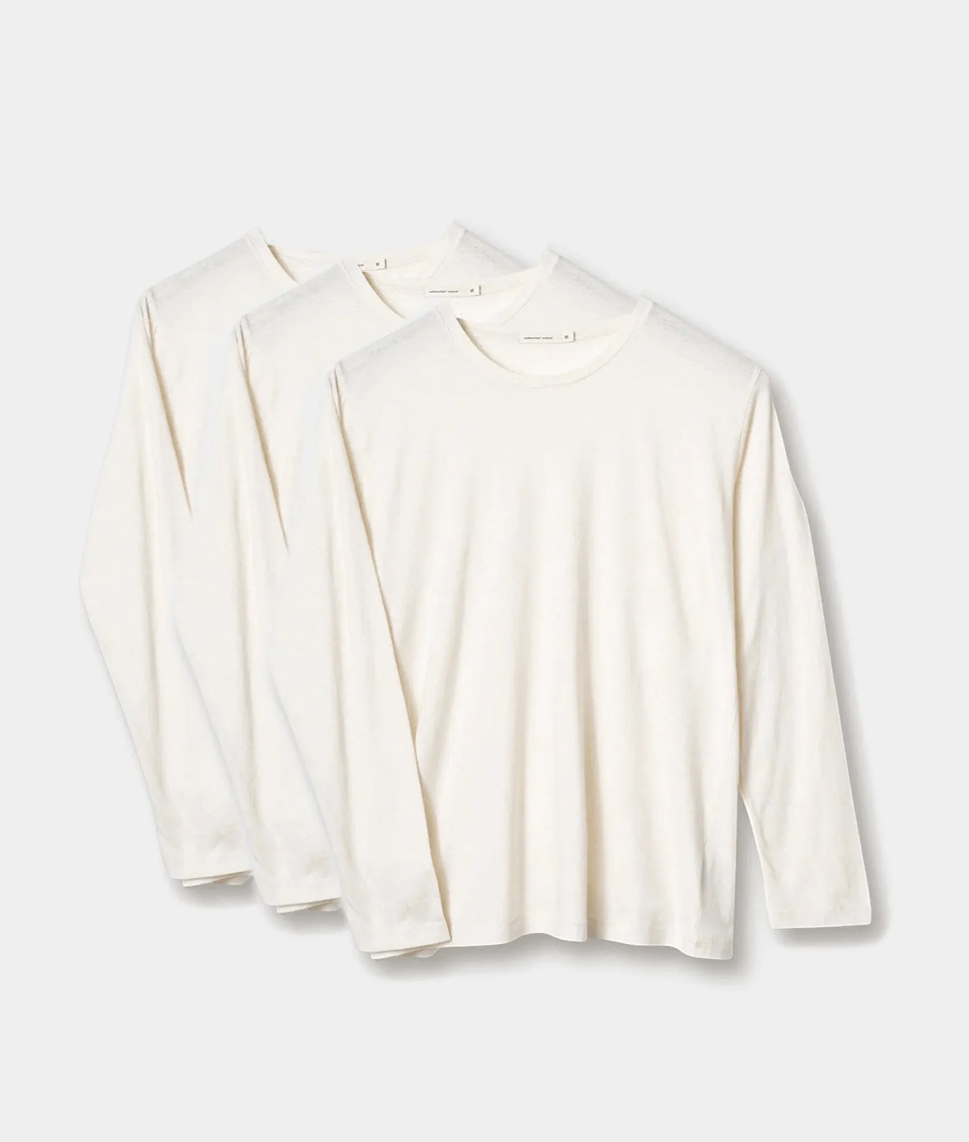 Clean Crewneck T-shirt LS 3 Pack sold by Industry of All Nations product image thumbnail 2