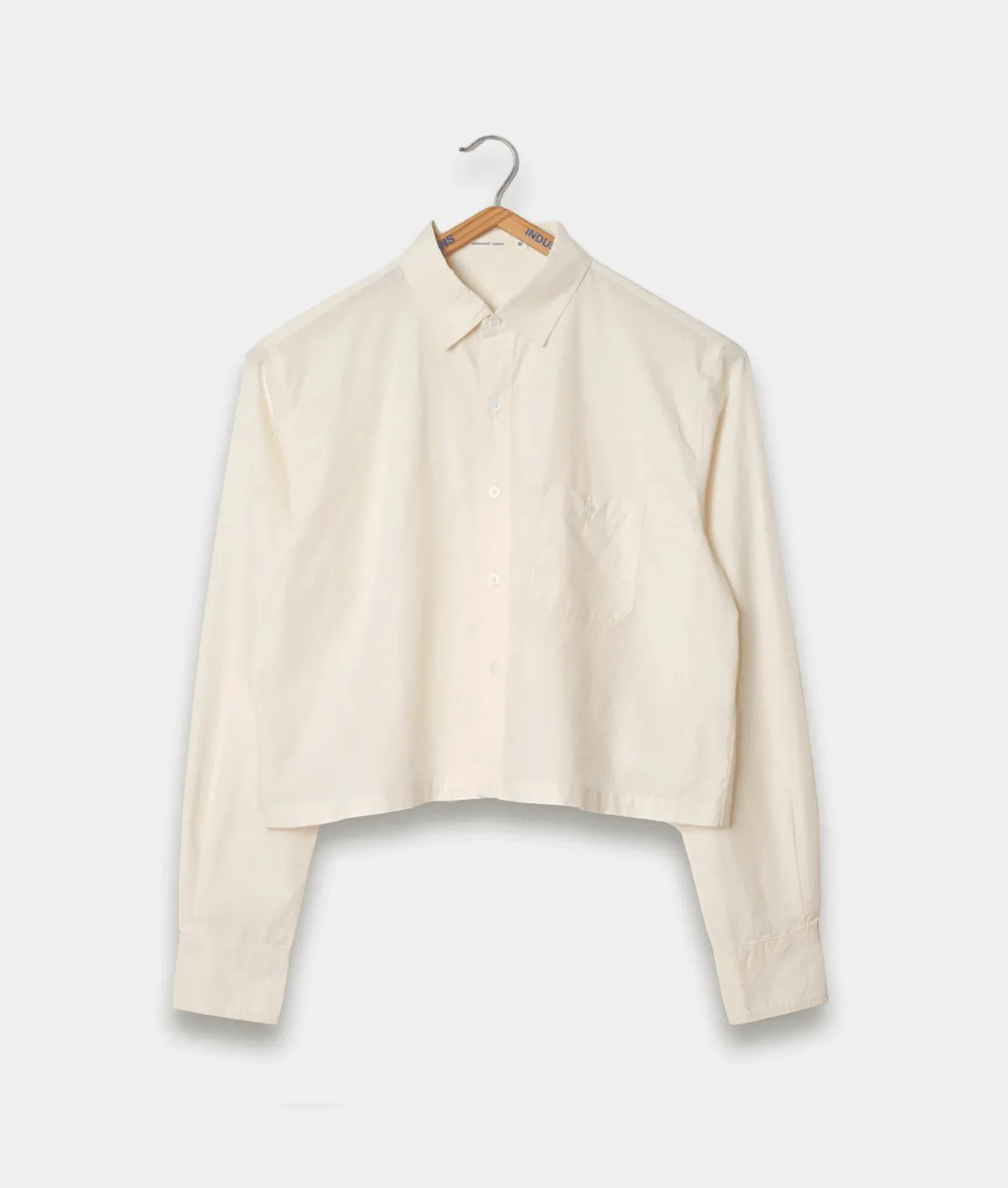 Cropped Madras Shirt LS sold by Industry of All Nations