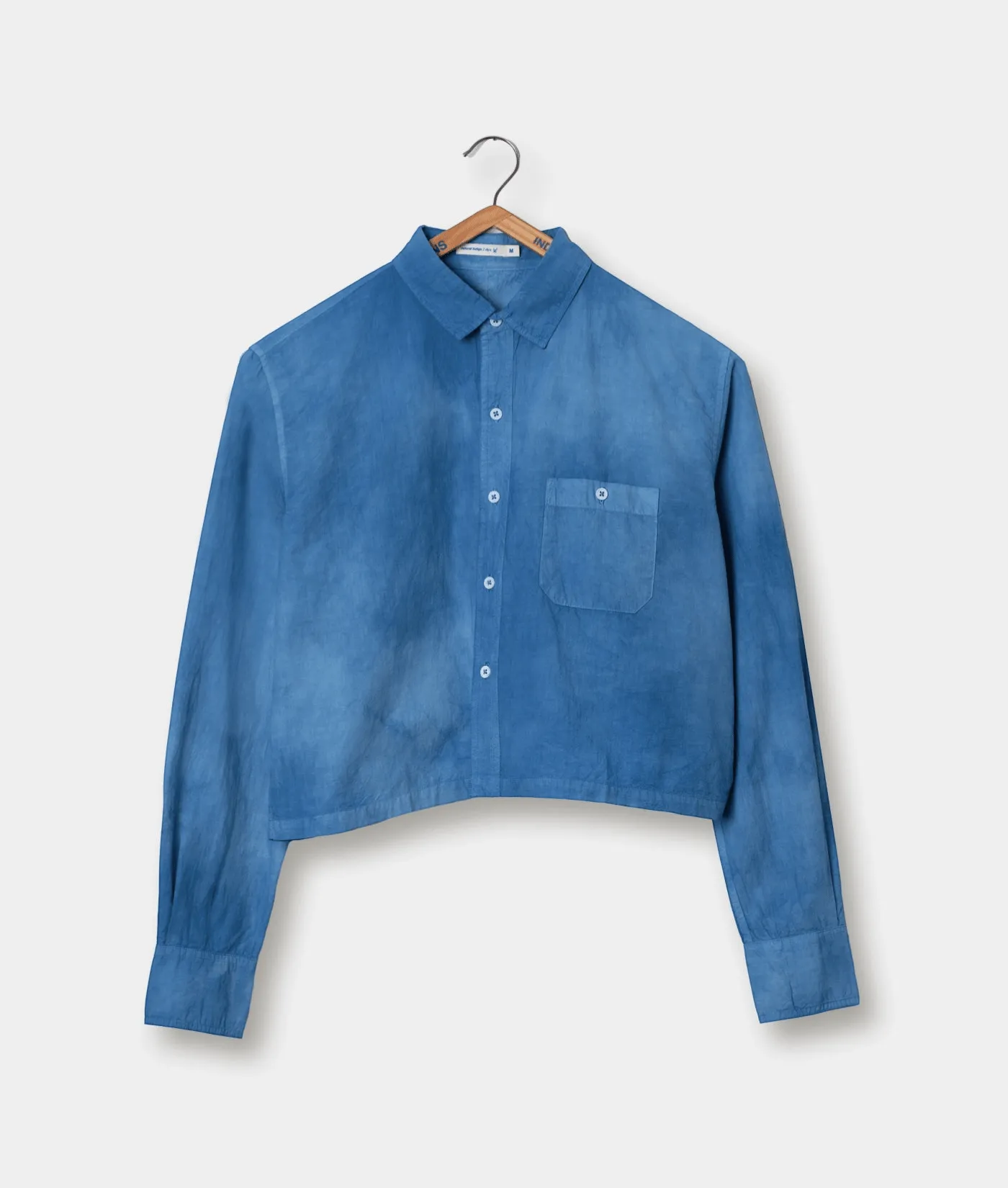 Cropped Madras Shirt LS sold by Industry of All Nations product image thumbnail 3