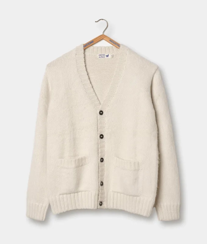 Alpaca Hand-Knit Cardigan made by Industry of All Nations