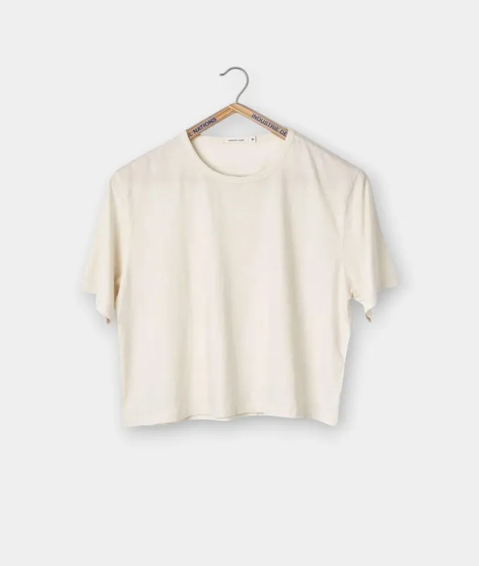 Clean Cropped T-shirt made by Industry of All Nations