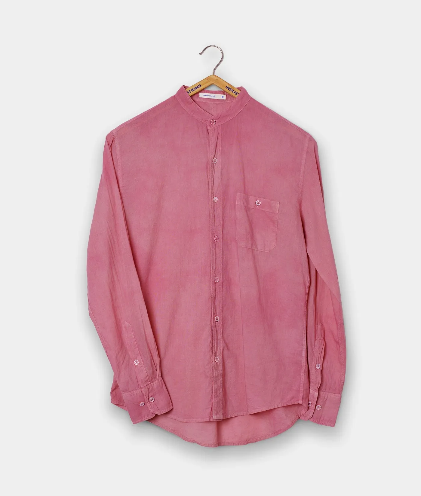 Band Collar Madras Shirt - LS - Lightweight sold by Industry of All Nations product image thumbnail 2