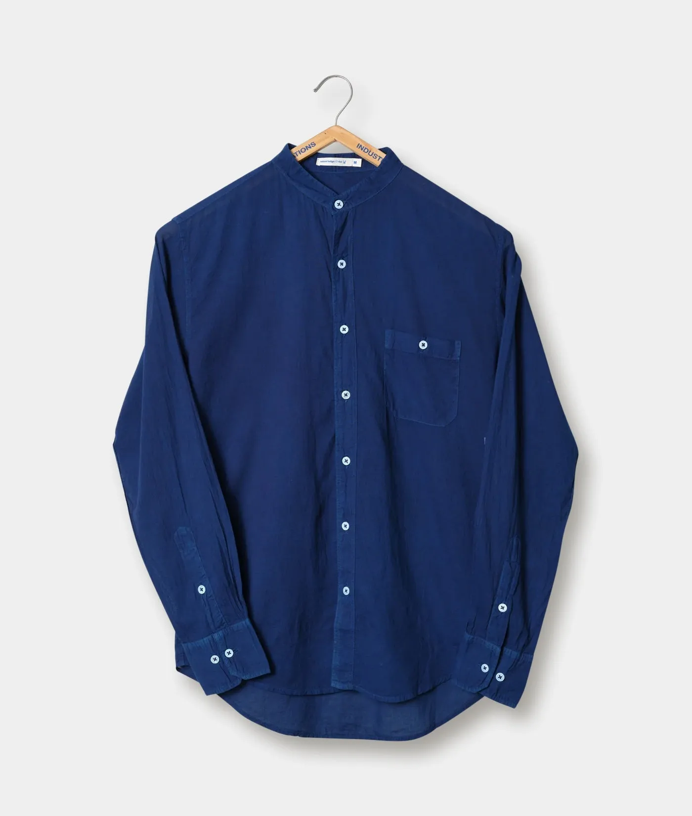 Band Collar Madras Shirt - LS - Lightweight sold by Industry of All Nations product image thumbnail 4