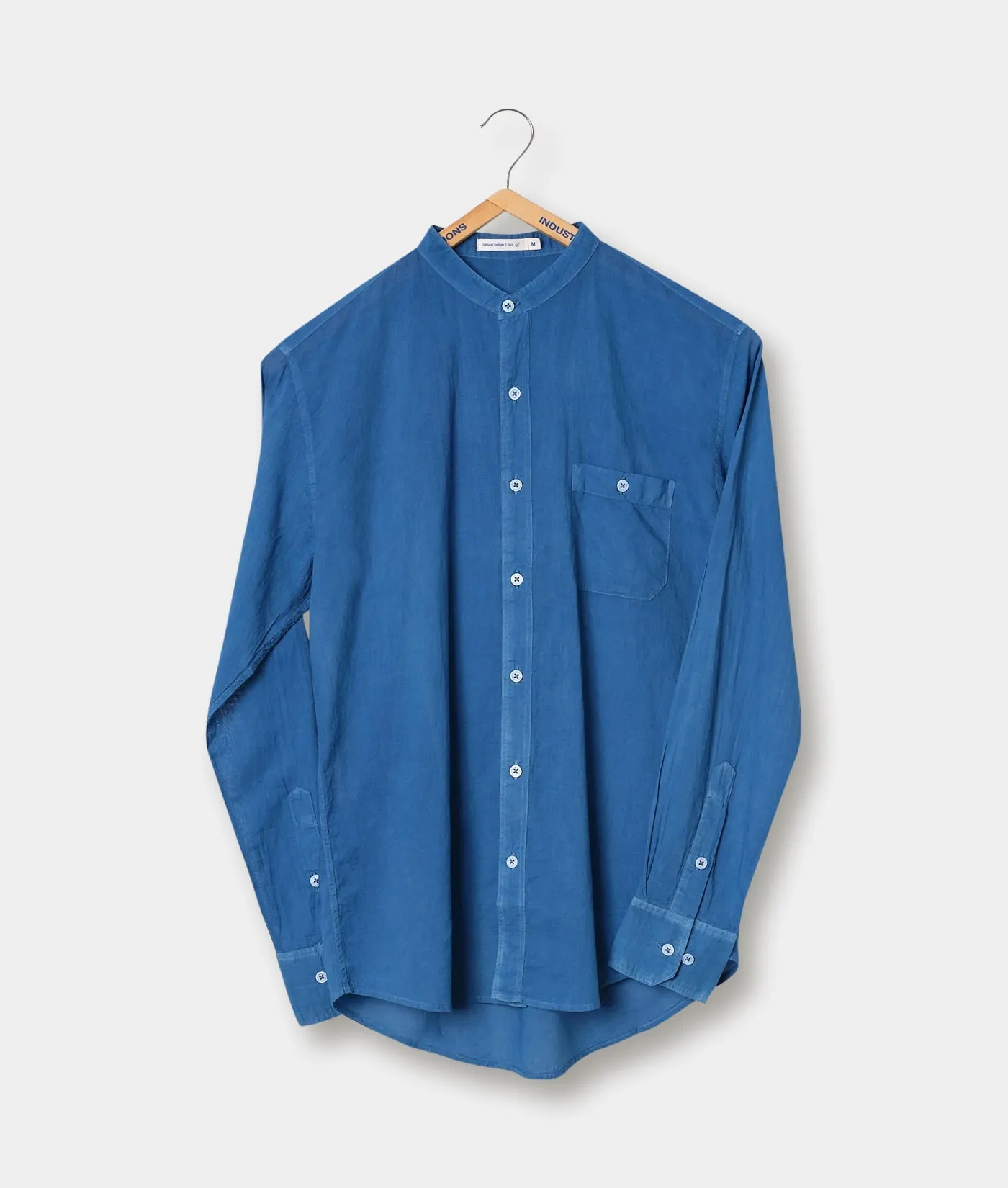 Band Collar Madras Shirt - LS - Lightweight sold by Industry of All Nations product image thumbnail 3