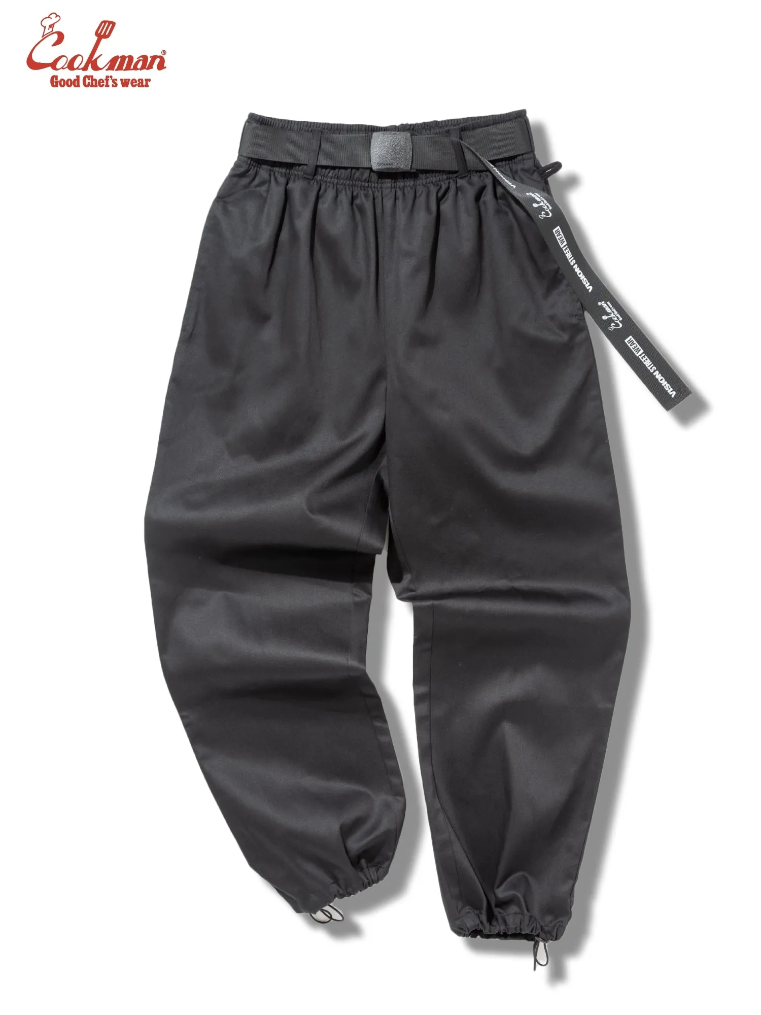 Chef Pants Semiwide Black Belt - Vision : Black sold by Cookman product image thumbnail 4