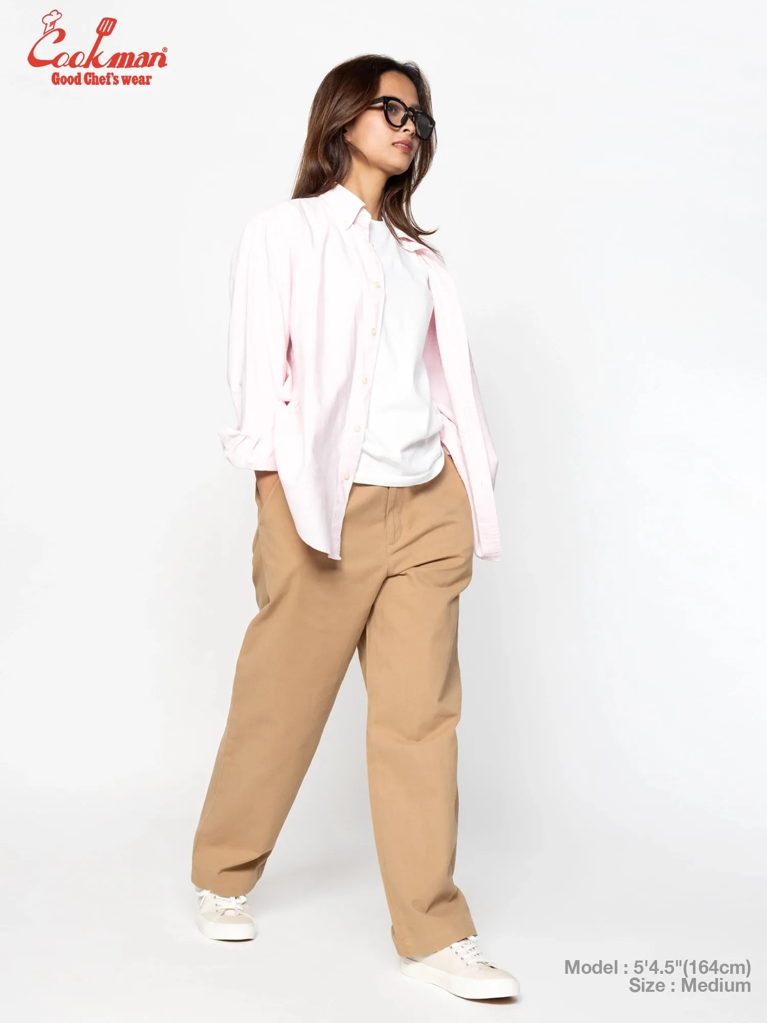 Heritage Wide Pants Heavy Twill - Beige sold by Cookman product image thumbnail 2