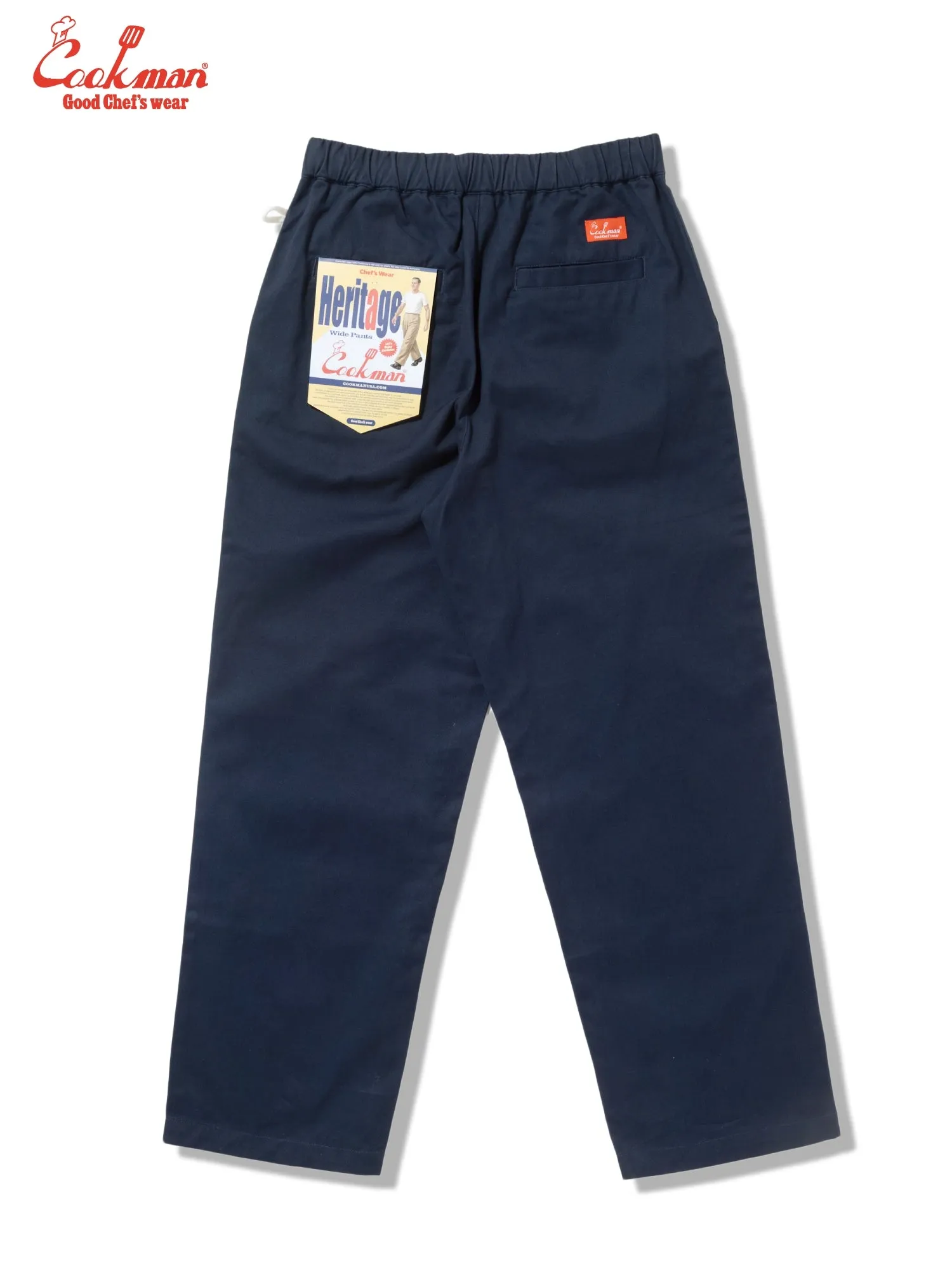 Heritage Wide Pants Heavy Twill - Navy sold by Cookman product image thumbnail 5