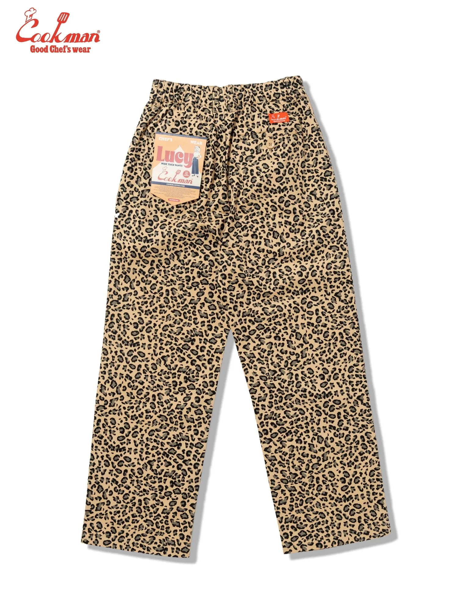 Lucy Pants - Leopard : Beige sold by Cookman product image thumbnail 4