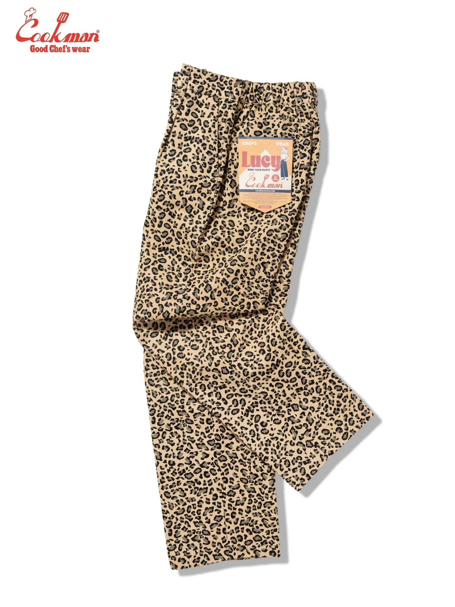 Lucy Pants - Leopard : Beige sold by Cookman product image thumbnail 5