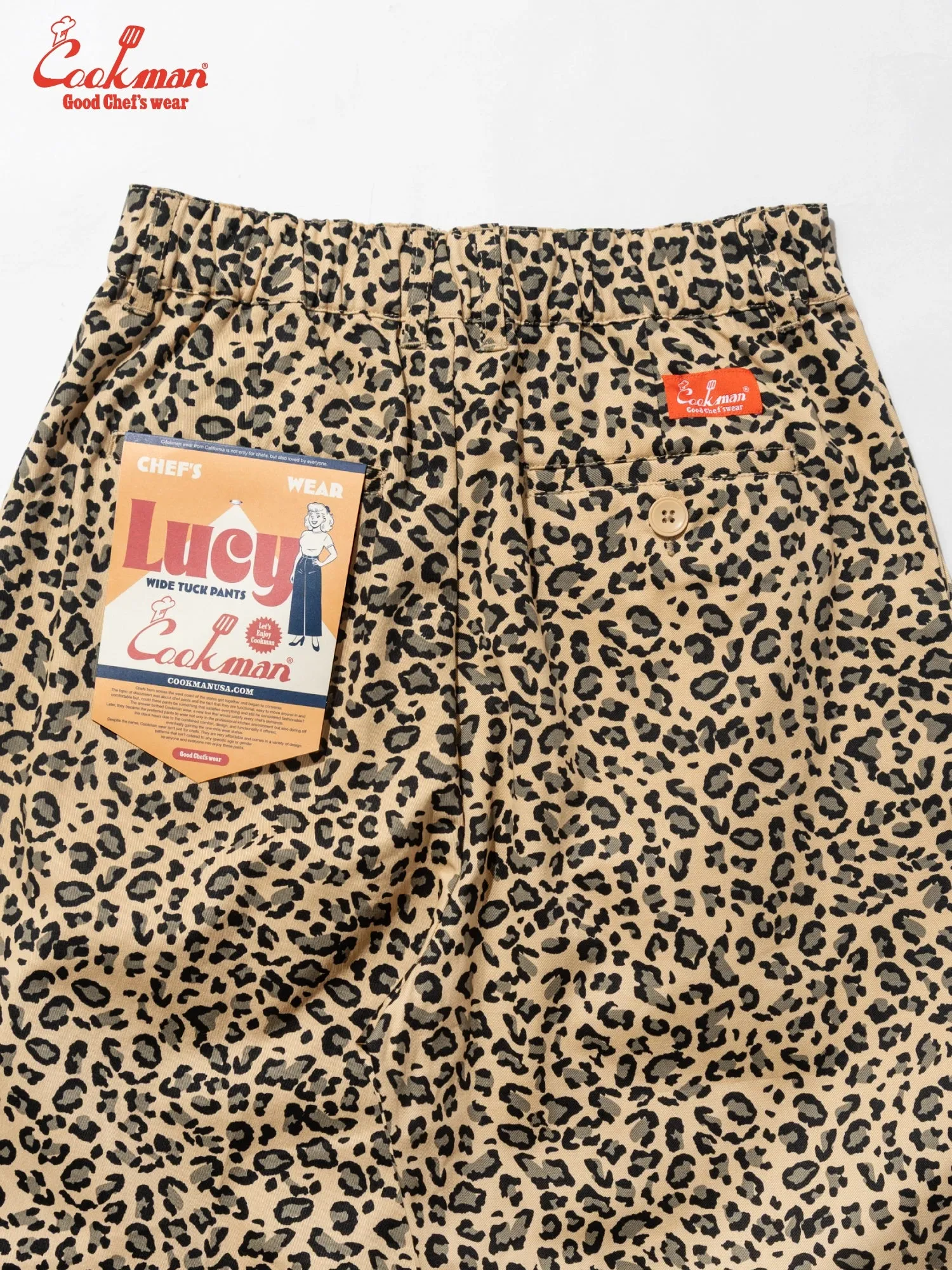 Lucy Pants - Leopard : Beige sold by Cookman product image thumbnail 2