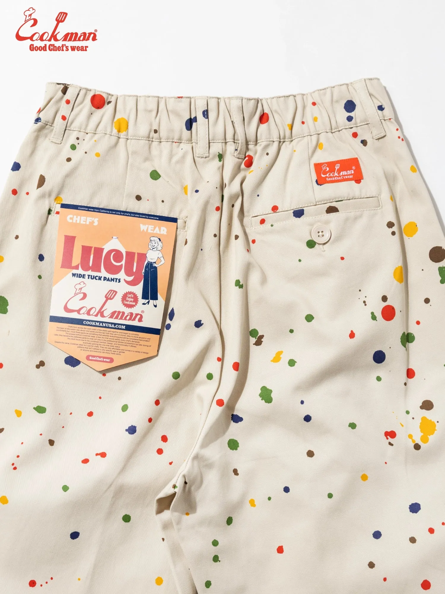 Lucy Pants - Sauce Splash : Beige sold by Cookman product image thumbnail 2