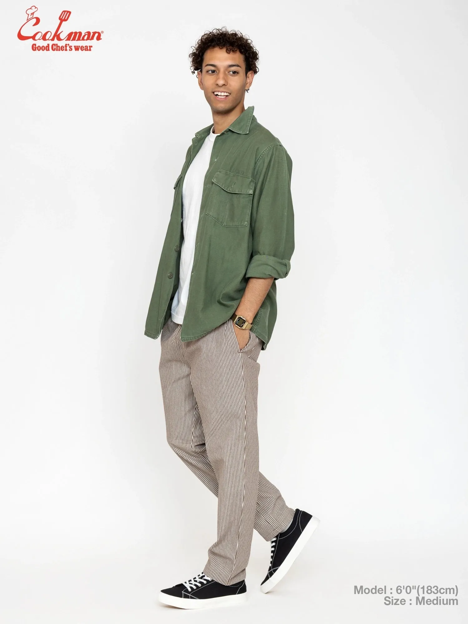 Chef Pants - Hickory : Brown sold by Cookman product image thumbnail 2