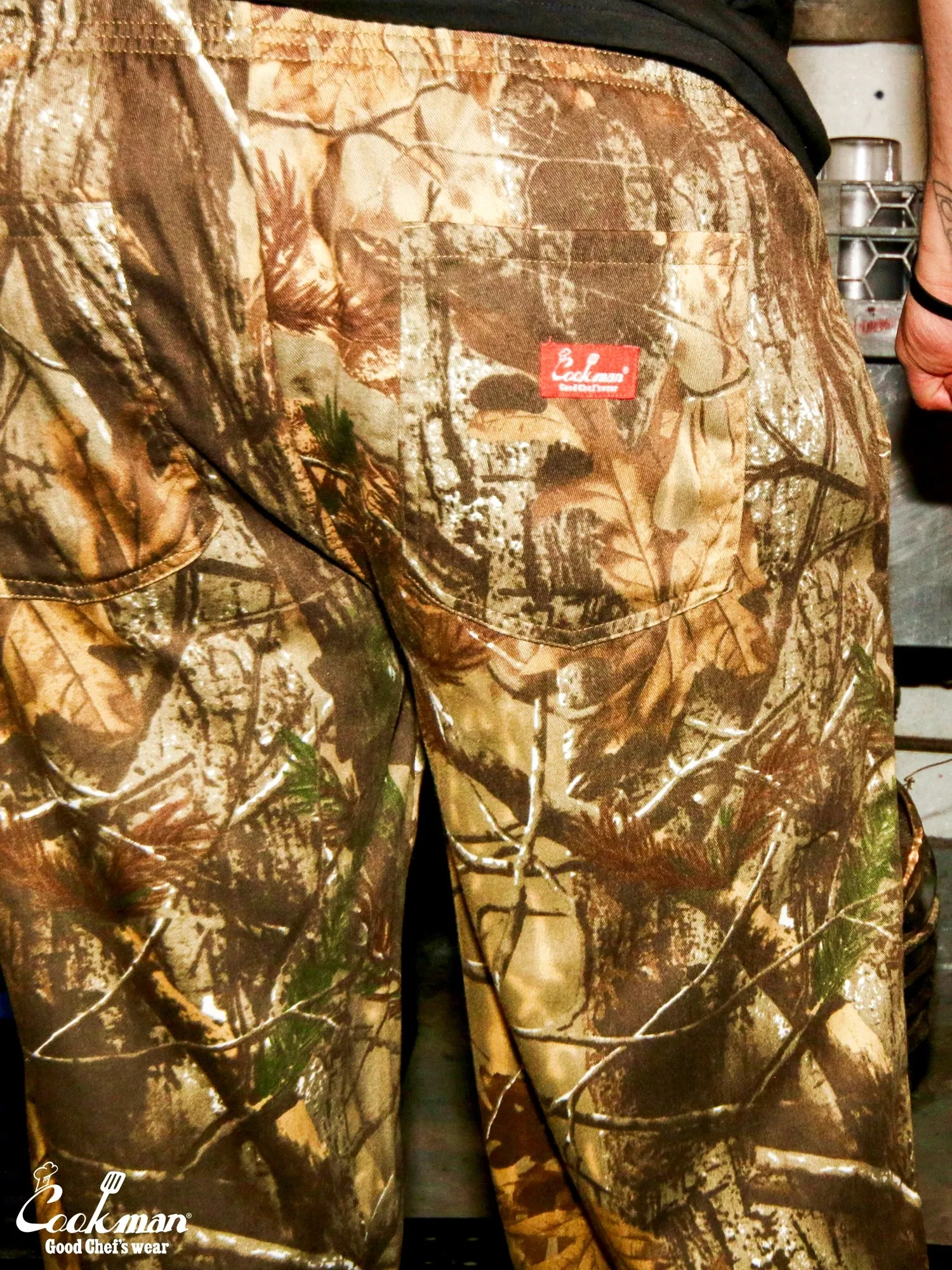 Chef Pants Semiwide - Timber Camo sold by Cookman product image thumbnail 5