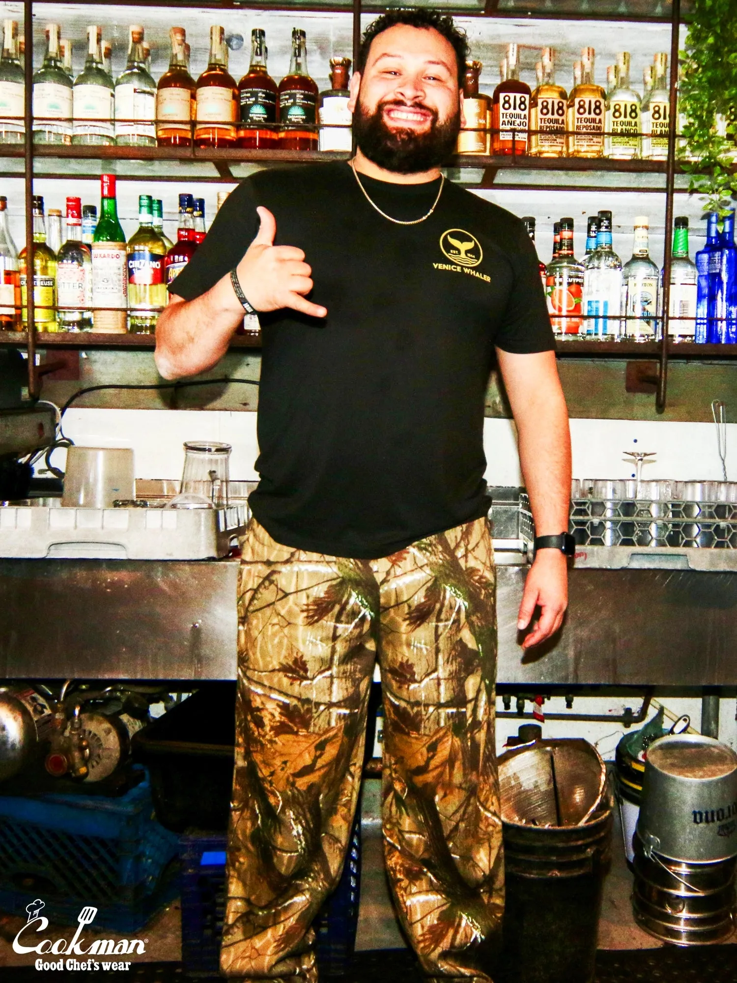 Chef Pants Semiwide - Timber Camo sold by Cookman product image thumbnail 3