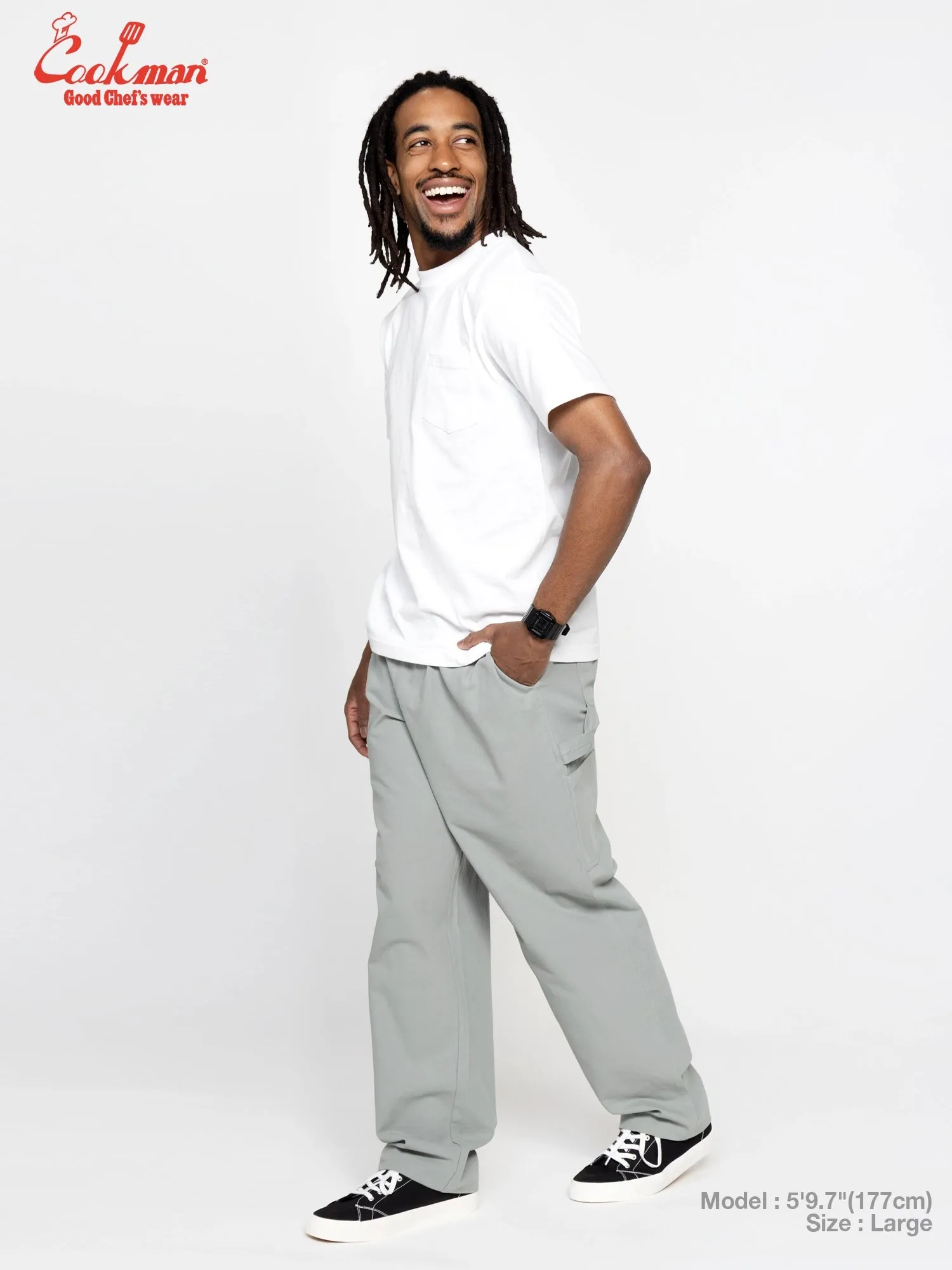Carpenter's Pants : Canvas - Still Water sold by Cookman