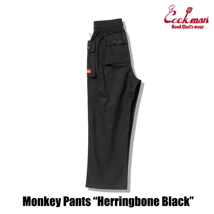Monkey Pants - Herringbone : Black sold by Cookman product image thumbnail 2