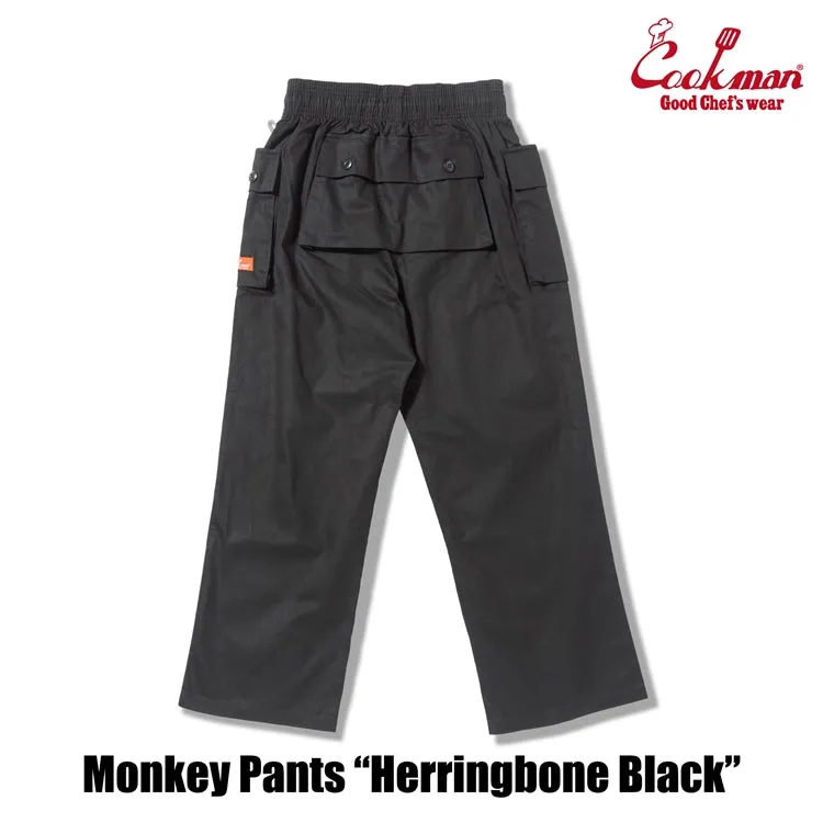 Monkey Pants - Herringbone : Black sold by Cookman product image thumbnail 3